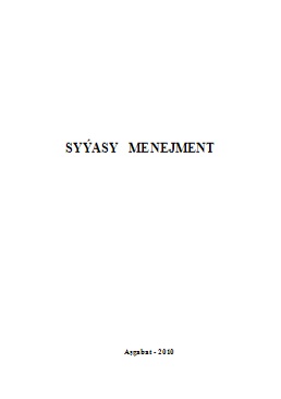 Syýasy menejment